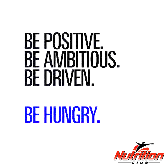 nutrtinclub's tweet photo. Be positive. Be ambitious. Be driven. Be hungry! #WorkoutWednesday #Motivation https://t.co/yStoi0os91