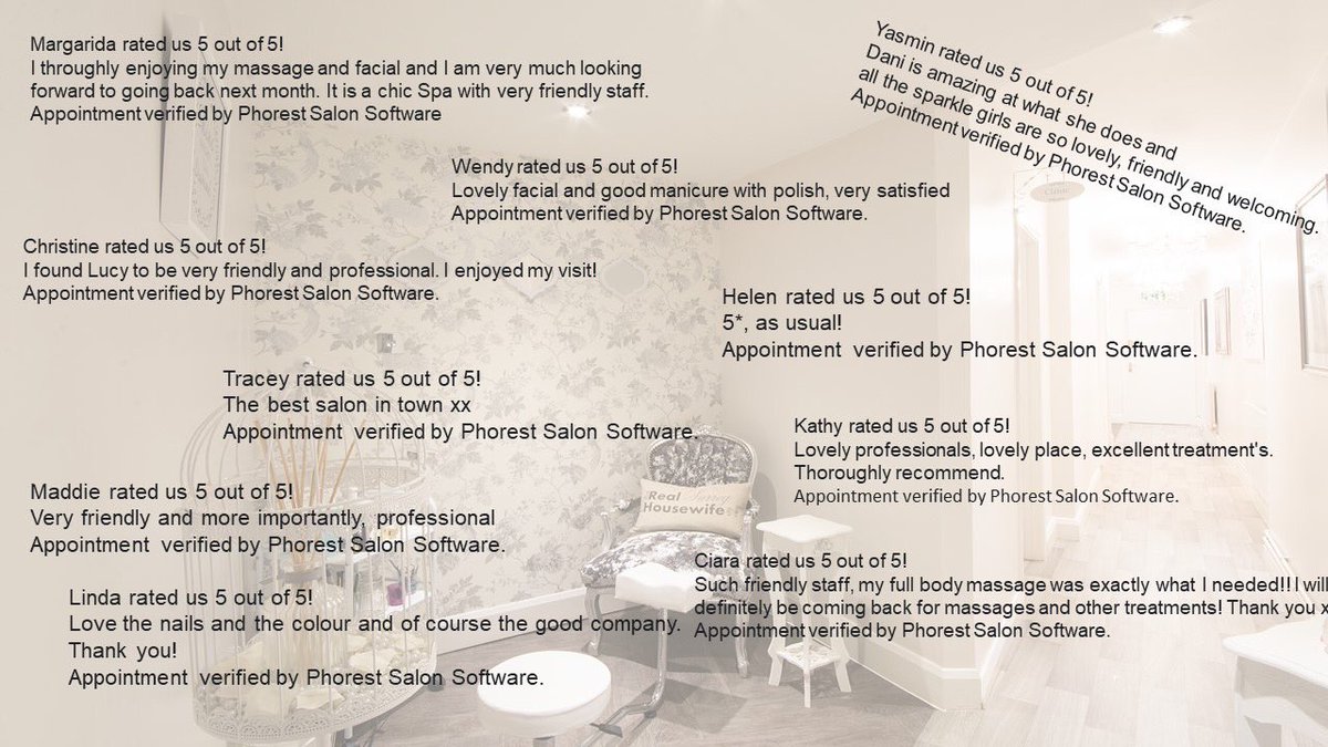 We love our clients feed back. We are so grateful for all the lovely comments we get here at Sparkle with beauty✨❤️ #feedback #phorest #bestbeautysaloninlondon #hersham #surrey #awardwinningsalon