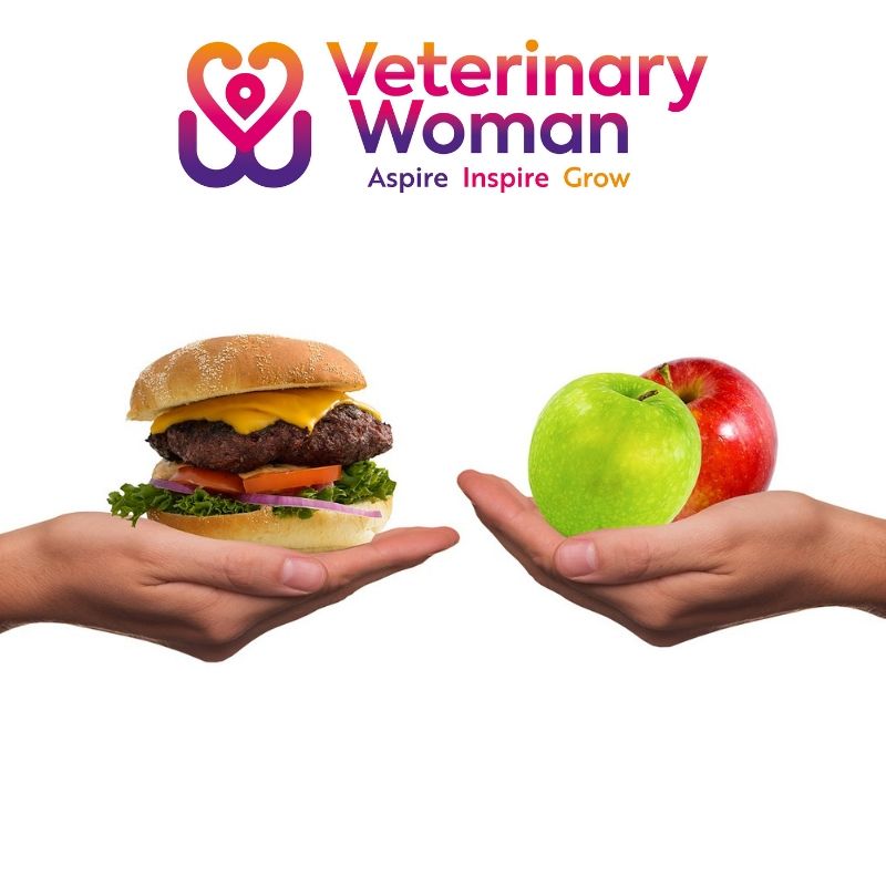 VeterinaryWoman's tweet photo. This week is healthy eating week. In a world full of diets and fads make sure you're kind ot yourself and your body by filling it with the good stuff. #WellbeingWednesday #veterinary #GoodInGoodOut https://t.co/Tpy7red4ty