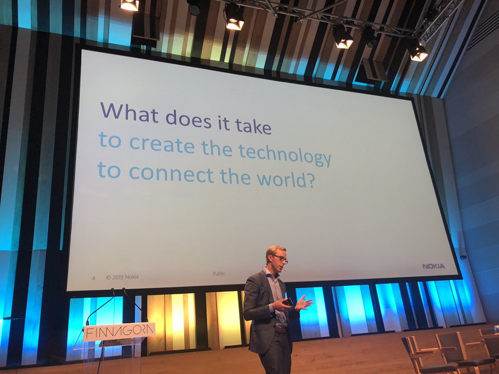 Nokia after “connecting people”:     What does it take to create the technology? to connect the world?       Karol Mattila about the new Nokia.         #Finnovation2019 #futuretechnology #Nokia #kreativity