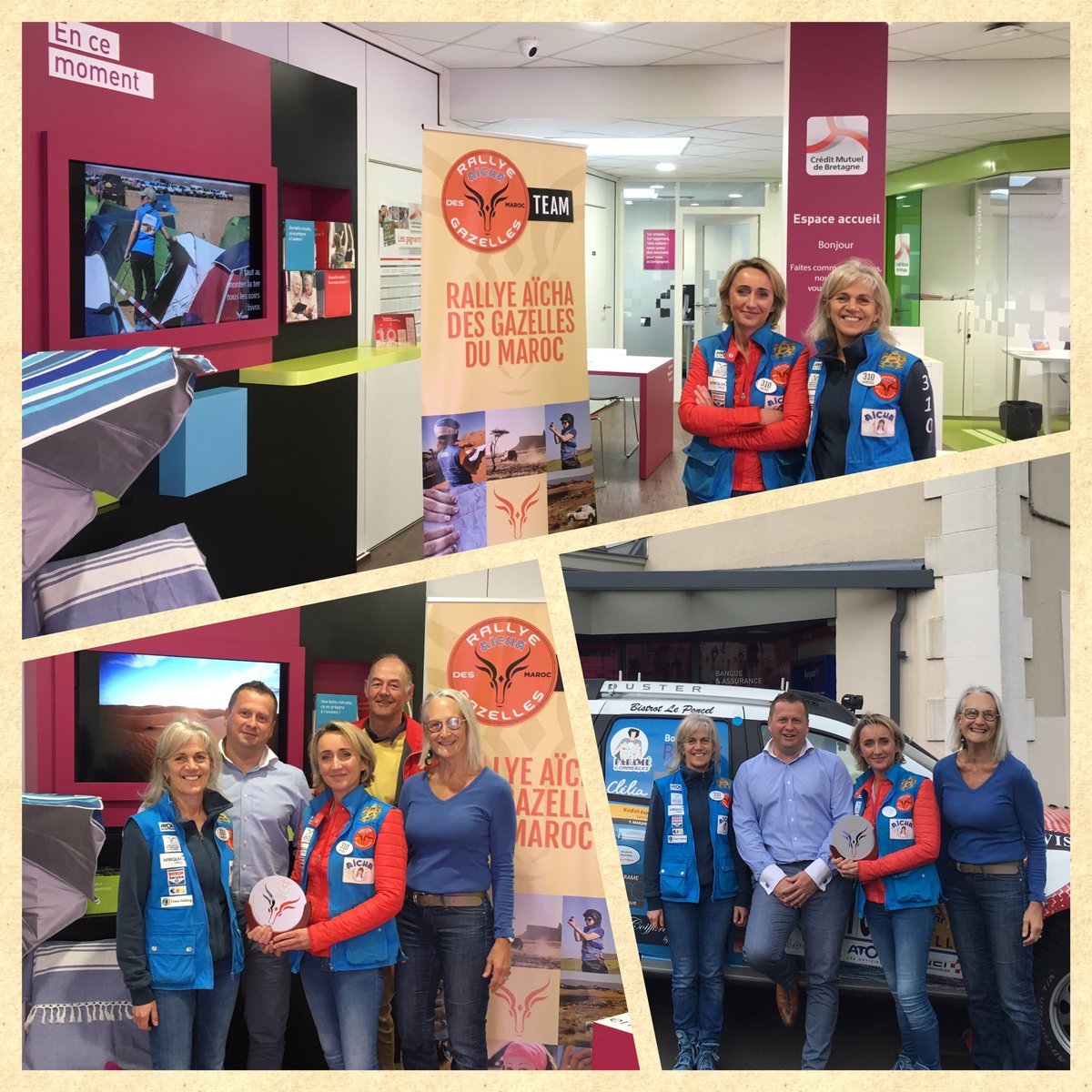 CMB de Paramé St Malo (@cmbparame) on Twitter photo Merci pour ce retour d expérience, bravo pour la 5eme place et avec plaisir pour la 3ème édition 😊 <a href="/Rallye_Gazelles/">Rallye Aïcha des Gazelles du Maroc</a> #veryroseslesmalouines #Sponsor #partenariat <a href="/CMBretagne/">CMBretagne</a> <a href="/LeCungil/">Gilles Le Cun</a> #WeAreArkea Merci pour ce retour d expérience, bravo pour la 5eme place et avec plaisir pour la 3ème édition 😊 <a href="/Rallye_Gazelles/">Rallye Aïcha des Gazelles du Maroc</a> #veryroseslesmalouines #Sponsor #partenariat <a href="/CMBretagne/">CMBretagne</a> <a href="/LeCungil/">Gilles Le Cun</a> #WeAreArkea
