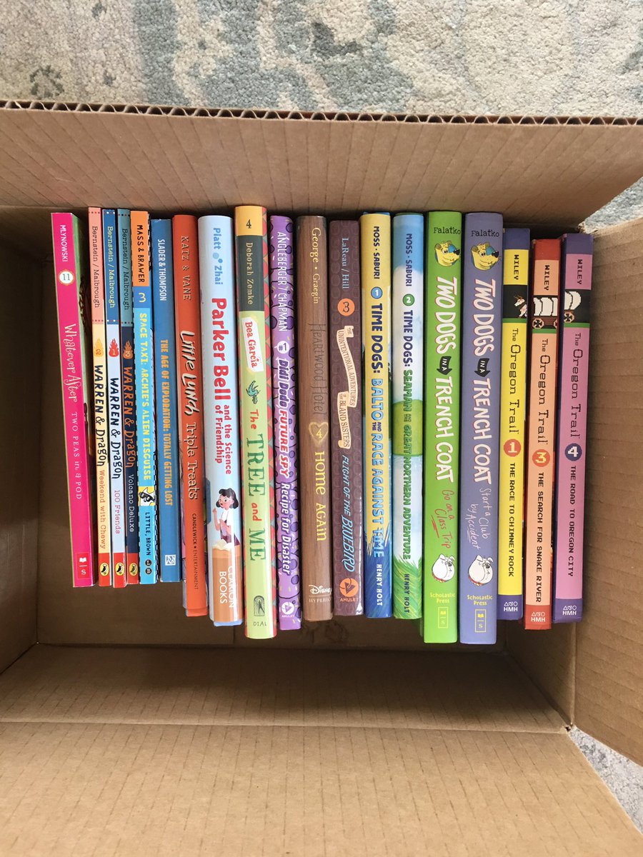 ✨New Giveaway!✨ Follow &amp; R/T to enter! Indicate which box you would like in the comments (picture book or chapter book). 📚💕 I’m doing this every 1-2 weeks, so stay tuned! Contest ends 6/12 @ 9pm EDT. Due to the high cost of shipping, I can only send to US addresses. ❤️