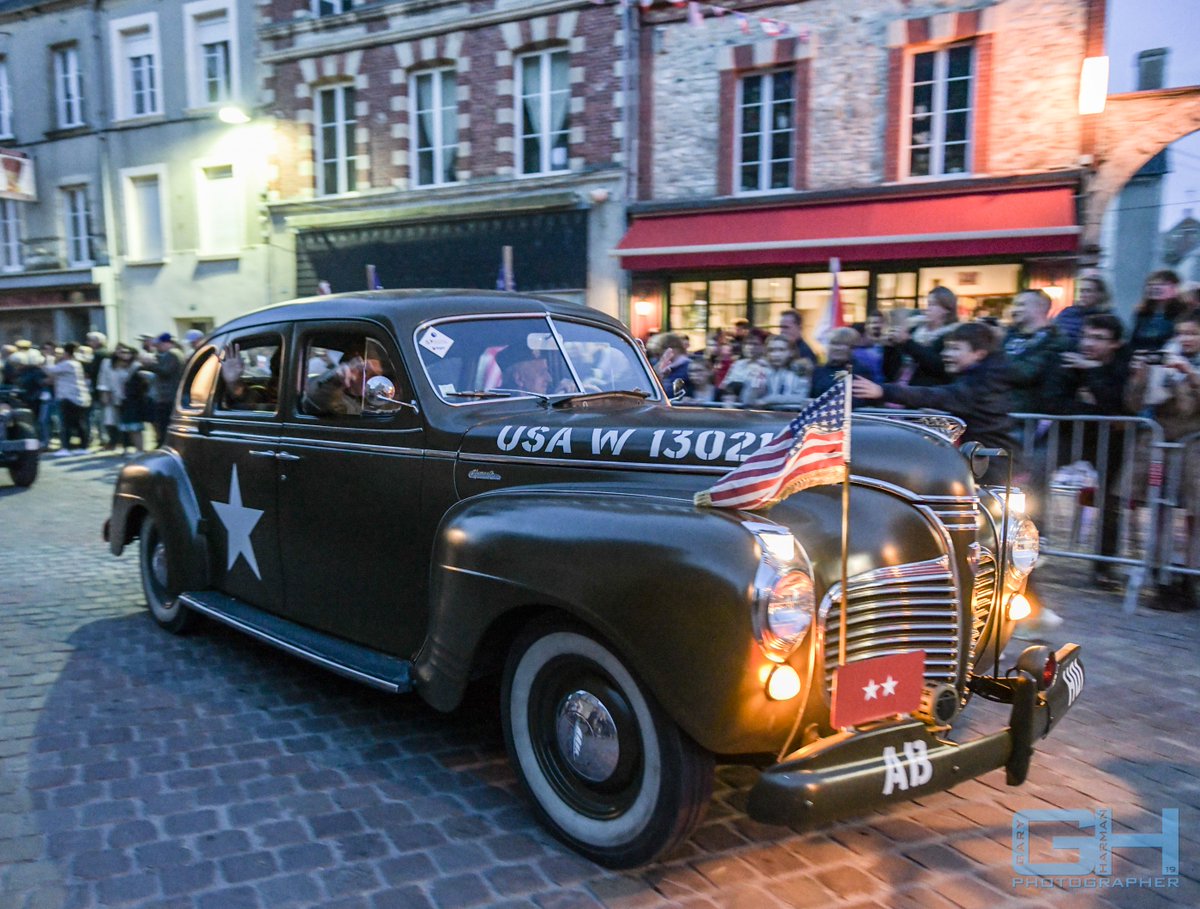 Isigny-Sur-Mer's D-Day Celebration, France, Village comes alive 100+ USA vehicles & troops parading through the streets. @DDaySquadron @WW2Nation @historylvrsclub @DDayRevisited @NormandyUKIE @HistoryofWarMag #DDay75years #DDay75 #France Click for photos- flic.kr/s/aHsmEck6iE