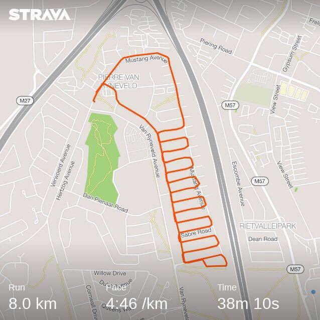 mpho1103's tweet image. Recovery run done and dusted! #halfman #halfmachine