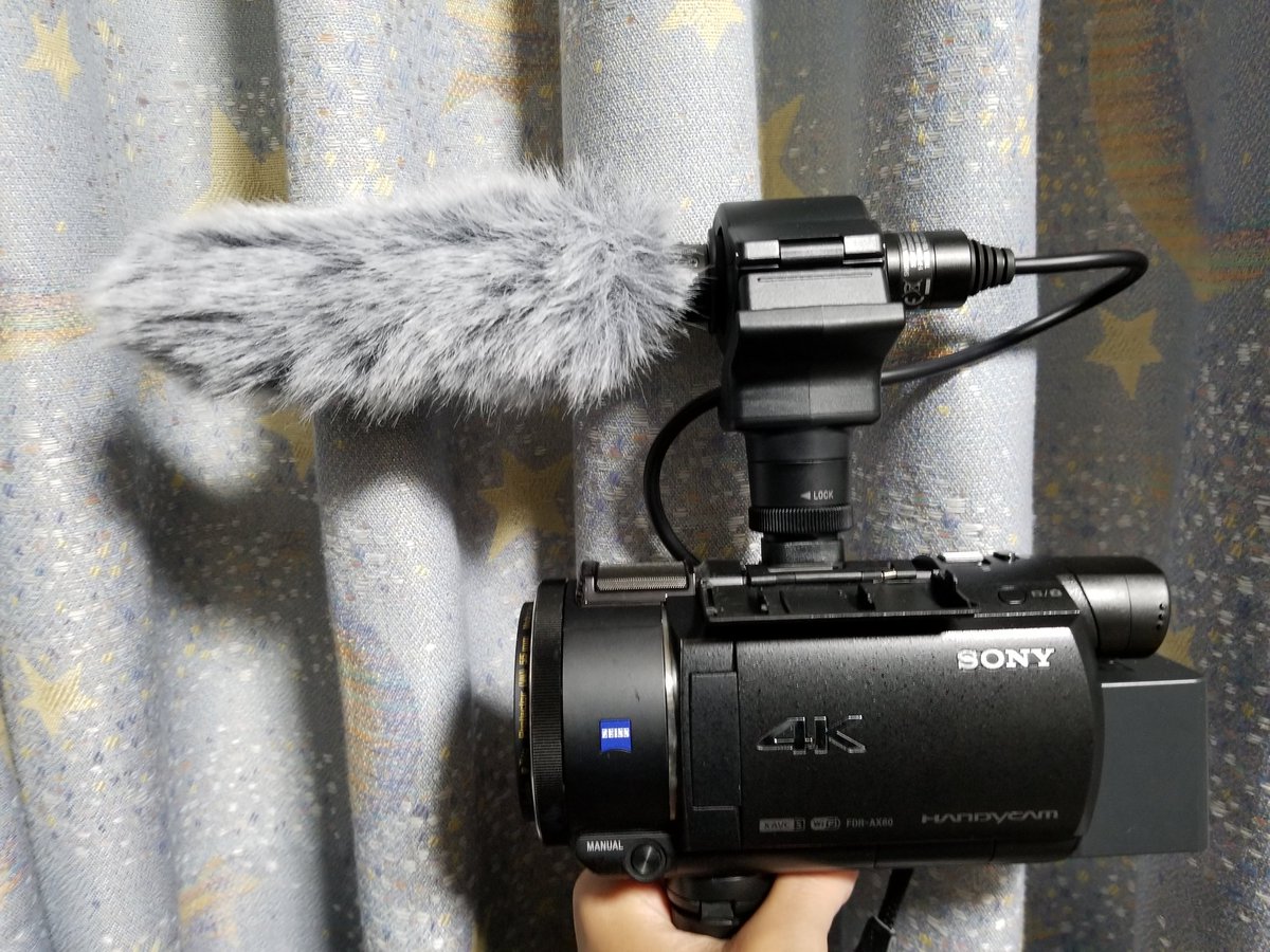 dragon_twinkle's tweet photo. ビデオカメラの見た目大幅レベルアップ❗(笑)
#FDR
#AX60
#ECM
#CG60 https://t.co/LeaTSaMEz1