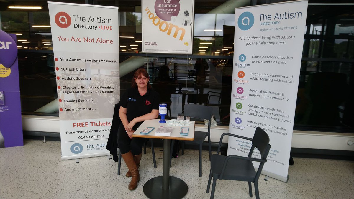 AutismDirectory's tweet photo. Our very own @susu69 and @HeyBumbleBean are in Sainsbury's #Pontypridd, ready to answer your questions at their info station on all things autism.

Come over to say hello!

#autism #advice #information #WednesdayMotivation https://t.co/ZjM3EXSK6P