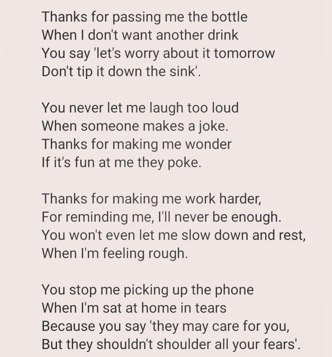 Elldayx_'s tweet photo. Living with Anxiety is truly an everyday struggle and this poem by @CamillaThurlow is a real eye opener and insight for those who may not understand it or those who are going through the same thing. https://t.co/EHZmhvln2z
