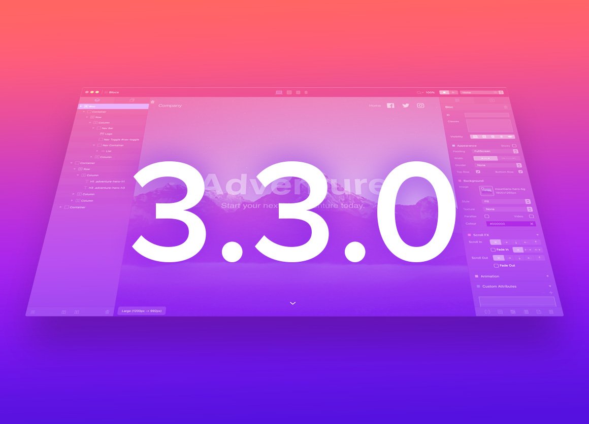 Hey everyone, we just released <a href="/blocsapp/">Blocsapp.com</a> 3.3.0. This release is loaded with a whole range of great new features and improvements! You can get the full details on what is new and improved here: blocsapp.com/release-notes.…

#BlocsRocks #webdesign #Mac #webdev