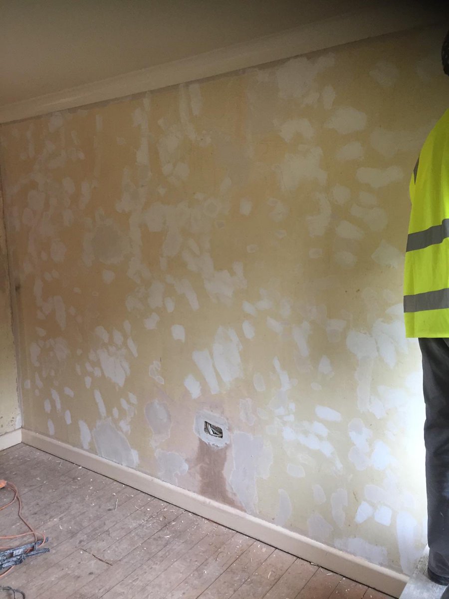necoxltd's tweet photo. Caretakers House at Park Hill School, Birmingham. Preparations for decorations looking good. https://t.co/qaGY9yBaR5