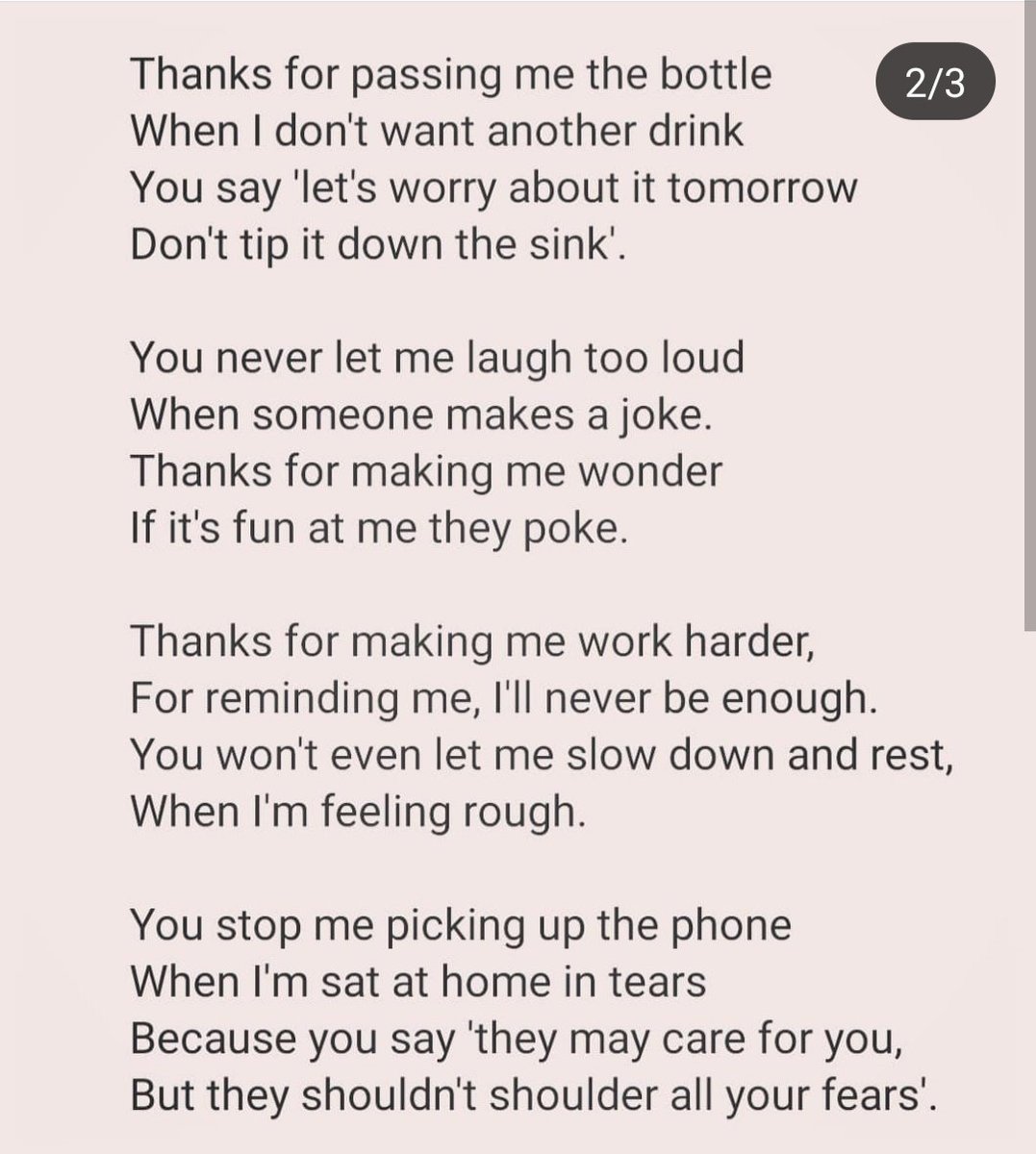 CamillaThurlow's tweet photo. 1/2 Yesterday, I was completely overwhelmed by all your lovely responses to a couple of poems I had written, which I posted as insta stories, and here. A lot of you said they made you feel less alone, and so I wanted to post this one as I hope it may bring some of you comfort 😘 https://t.co/DElmoIBQXI