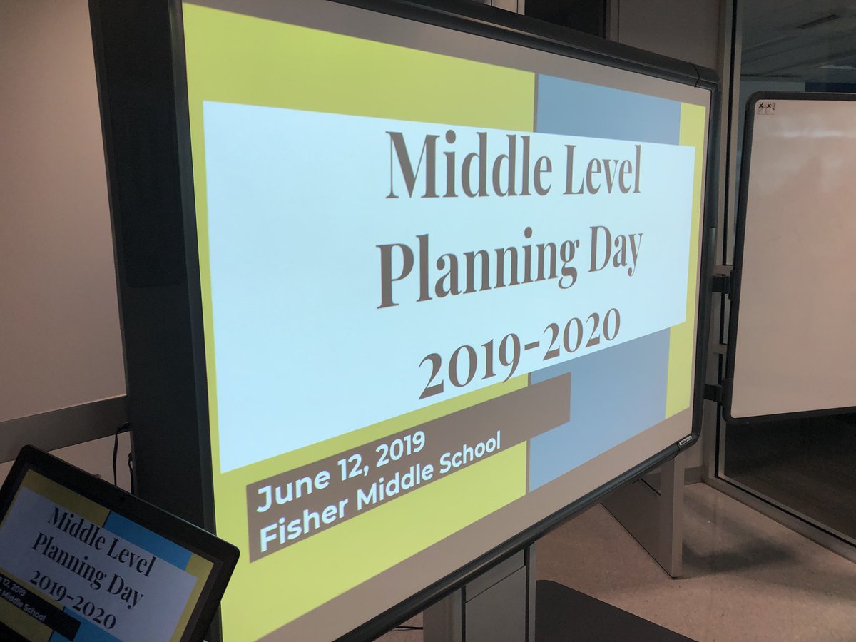 dmcdonald141's tweet image. Today is our annual #middlelevel planning day for 2019-2020.  Lots of fun ahead!  @gcschools