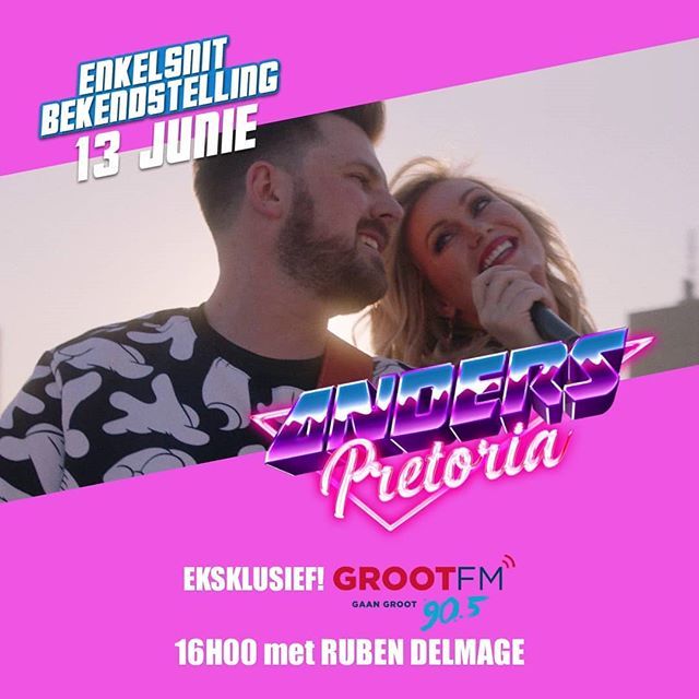 Maak seker jy luister more middag 16:00 @grootfm90.5 om <a href="/anders_orkes/">Anders</a> se nuwe lied vir die eerste keer op die lug te hoor. bit.ly/2RbQObT