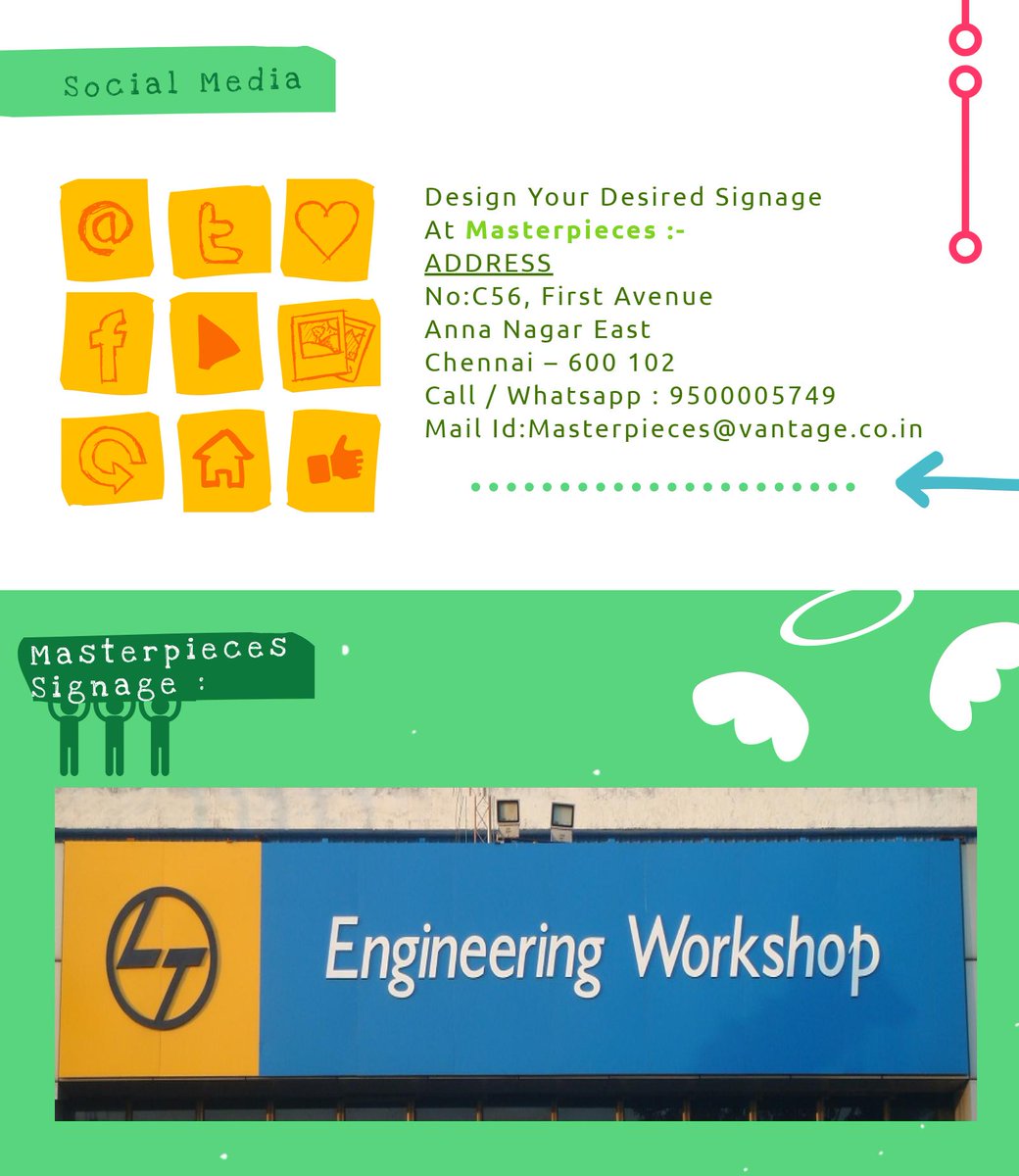 VantageOutdoor's tweet photo. 📢 To vitalize your business in an innovative way 📲 9500005749 #MasterpiecesSignage.#Nameboard #Signboard #ACPsign #Acrylicsign #Standee #Glasssign #Signs #Shopsign #Faceofbusiness #Businesssign #Brand #Marketing #Infographics #Design #Creativeads #Strategy #Adverts #Ads #Neon. https://t.co/eovLyyIKWV