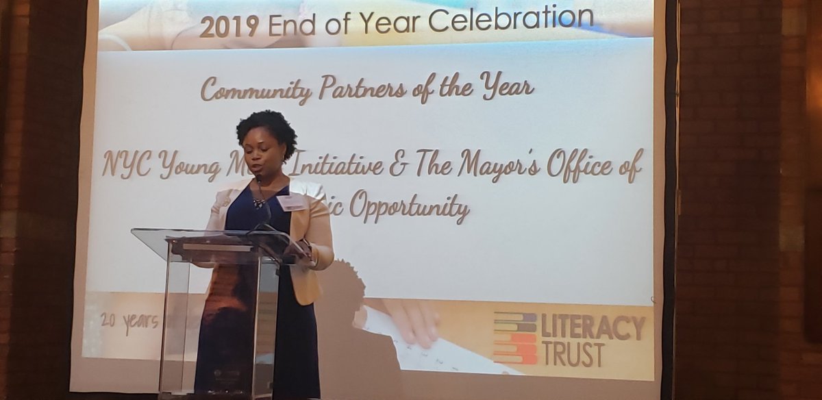 An AMAZING @LiteracyTrustNY EOY  celebration honoring school leaders, teachers, paras and partners for their work to ensure NYC students are on the path to becoming  skilled and proficient readers, writers, thinkers and spellers! #Literacy4All #literacy @NYCSchools