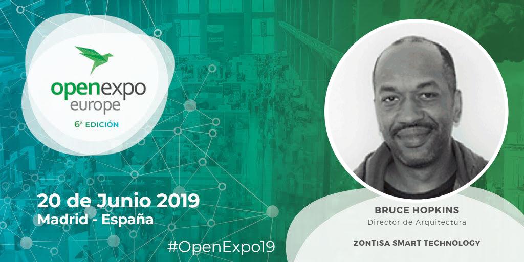 OpenExpoEurope's tweet photo. A 8 días para #OpenExpo19 seguimos desvelando #ponentes confirmados. ¡La #agenda + completa del sector! 👇

✔️@chemaalonso, #CDO, @Telefonica 
✔️Fernando Mateo, #Director Sr #DataScience &amp; #Technology, @IEuniversity
✔️Bruce Hopkins, #Director de #Arquitectura, @zontisa_tech

... https://t.co/JAEaRTmrPd