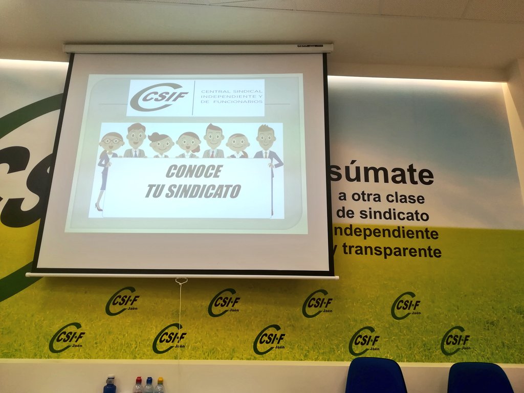 <a href="/LanzaJaen/">Lanzadera de empleo Jaén 2019</a> visitamos hoy <a href="/CSIFenseA/">CSIF Educación Andalucía</a> en Jaén para conocer el #sindicato  informarnos de #bolsasdetrabajo y #cursos. <a href="/FundacionSMLRPH/">Fundación Santa María la Real</a> <a href="/fundacionTef/">Fundación Telefónica</a> @Lanzaderas_EES