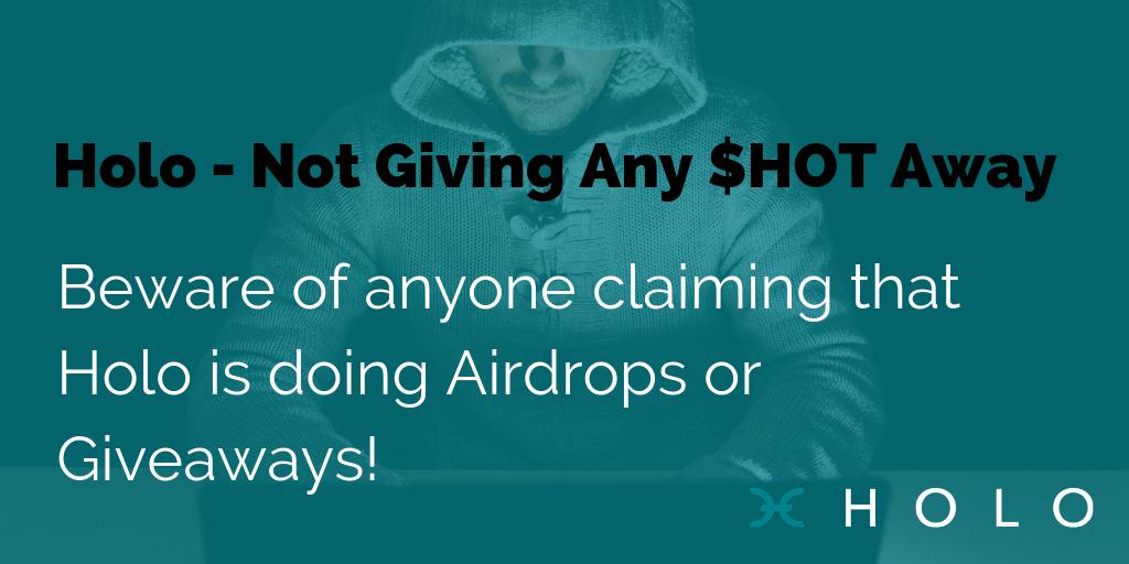 H_O_L_O_'s tweet image. ⚠️⚠️Beware of Phishing Scams and Airdrops claims - #Holo is NOT giving any $HOT away. ⚠️⚠️

Please be safe online and #DYOR

#scamalert