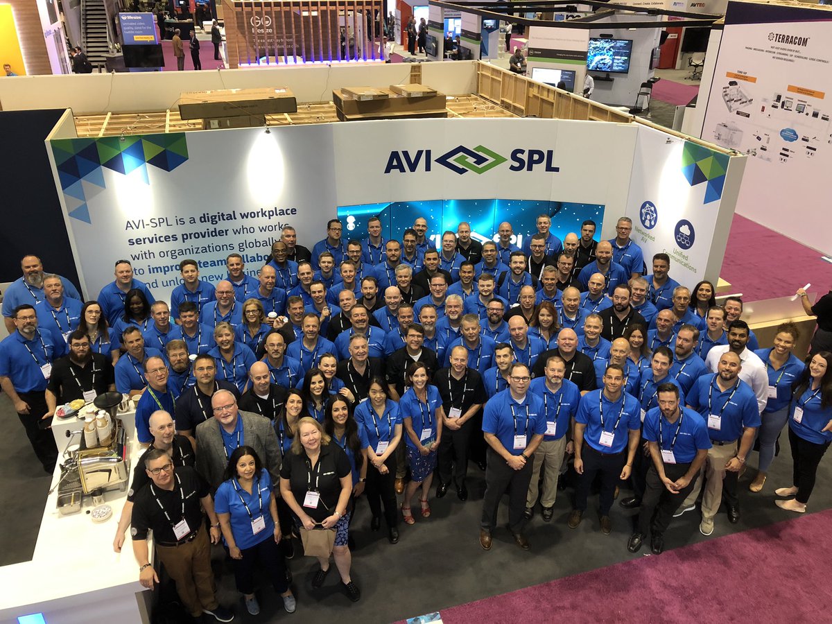 avisplinfo's tweet photo. We’re ready for #InfoComm19‼️ Come see the friendly faces of the leading digital workplace services provider at Booth 3852‼️ #AVISPL40 https://t.co/cmaTipqtZD