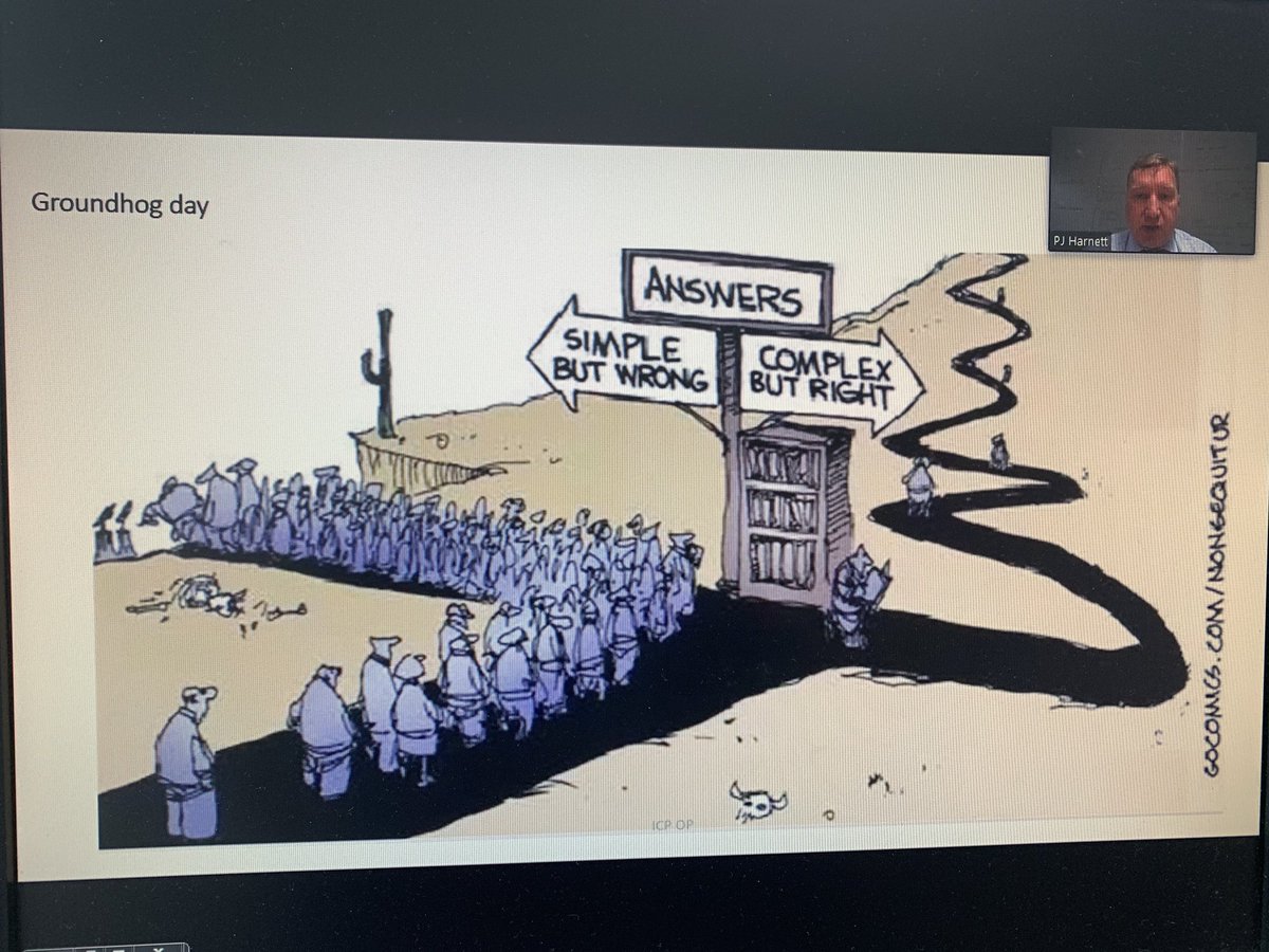 Excellent @IFICInfo webinar today. I love seeing this slide (thanks @patrickharnett2 ) concentrate on ‘complex but right’ - always be worth it. #IFICIreland My Dads’ motto is ‘If you’re going to do something, do it right, or don’t do it at all’ Something I try to live by!