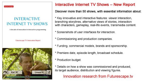 BuzzFeed CEO develops Hollywood strategy for "post-TV world" with interactive shows bit.ly/2I8Nbka

We’ve researched and curated 50 innovative interactive TV shows in a comprehensive report for producers and media executives – check it out here: bit.ly/IITVShows