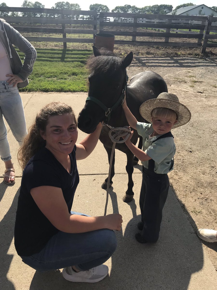 CherryCoCWF's tweet photo. Zac age 4 introduces his new pony to the group. https://t.co/AbGNGRwZ4J