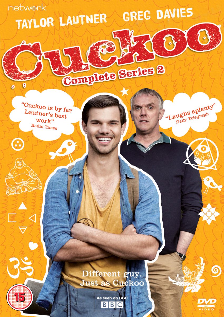 ★★★★ 
Daily Telegraph

Cuckoo: The Complete Series 2.
Was: £9.18
Now: £2.75
Save 70% on the bonkers second series of the BAFTA-nominated comedy.
Order now: bit.ly/2K9ypMs
Offer Ends; 2pm, Monday 24th June.
#Cuckoo