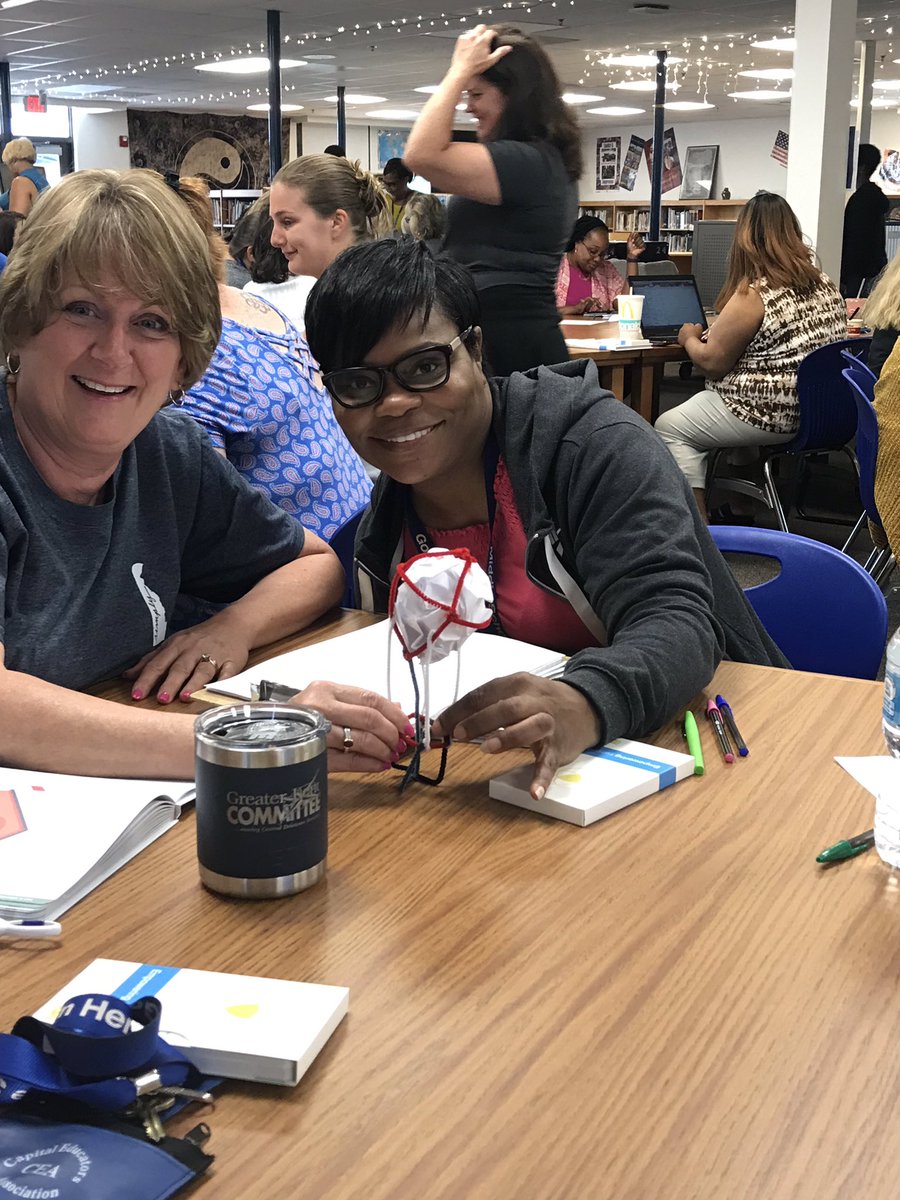 shepishere's tweet photo. William Henry Leaders creating 3D models of what empowering instruction means to them.  #WHMSMissionPossible https://t.co/6XC5lRLrFi
