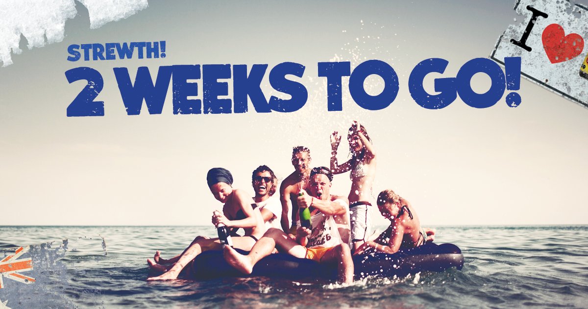 Only 2 weeks left, we're getting #excited!