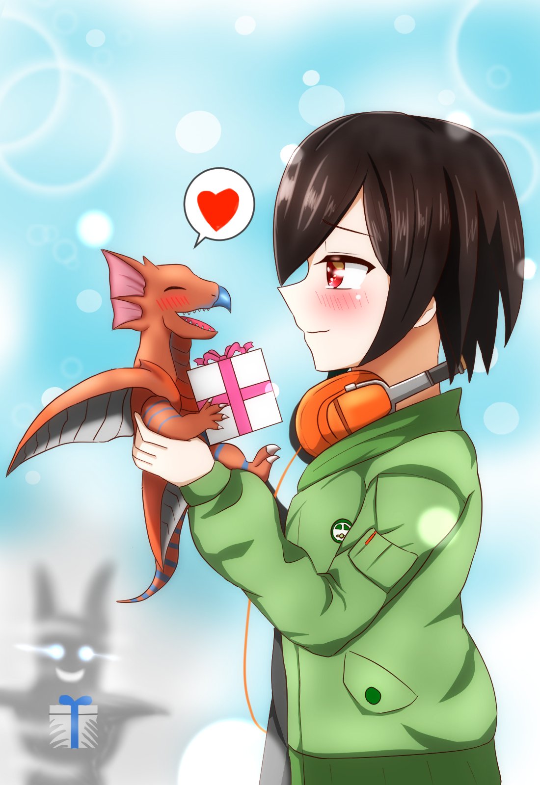 イラスト原画 「サングラスの娘」 サンバイザーを被った女の子を描きました🍬🩷 #イラスト