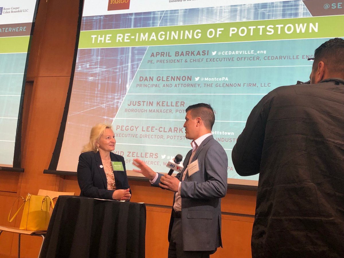 abarkasi's tweet photo. Peggy Lee-Clark leading the charge for Pottstown Area Industrial Development!  ⁦@CEDARVILLE_eng⁩ ⁦@salfordbeach⁩ ⁦@VAArk⁩ ⁦@MontcoPA⁩ https://t.co/PwarE4zgZo
