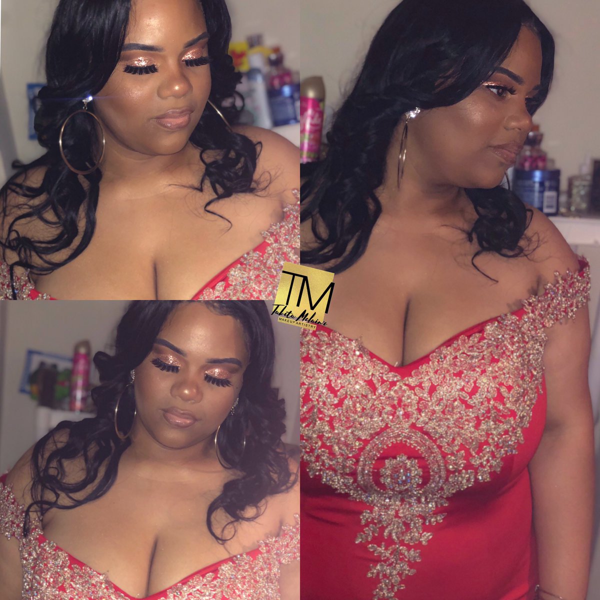 Takitamelaine's tweet image. Showing much love this Wednesday to my beautiful clients➡️➡️➡️ 🌻🥰 @takitamelaine_mua 🗓 #workingwomenwednesday #bookmetoday #wcwpost #dmvmakeupartist #vamua #dcmua #selftaughtmua