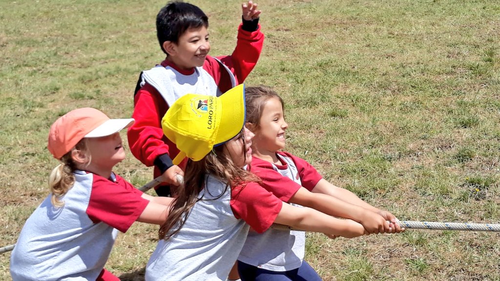 ImmaVedruna's tweet photo. Carreres de sacs, estirar la corda i altres jocs en equip emocionen i fan vibrar #intensament els nens i nenes del #CiclePetits al #Xaragall https://t.co/lEOLxgTF28