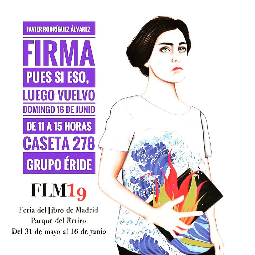 libreriajavier's tweet photo. Aviso a navegantes: el librero vuelve este domingo a la FLM19 para firmar ejemplares de su obra “Pues si eso, luego vuelvo“.
#libros #alcaladehenares #sign #lalibreriadejavier #feriadellibro2019 #erideediciones #books #puessiesoluegovuelvo https://t.co/67PXQc1OMo