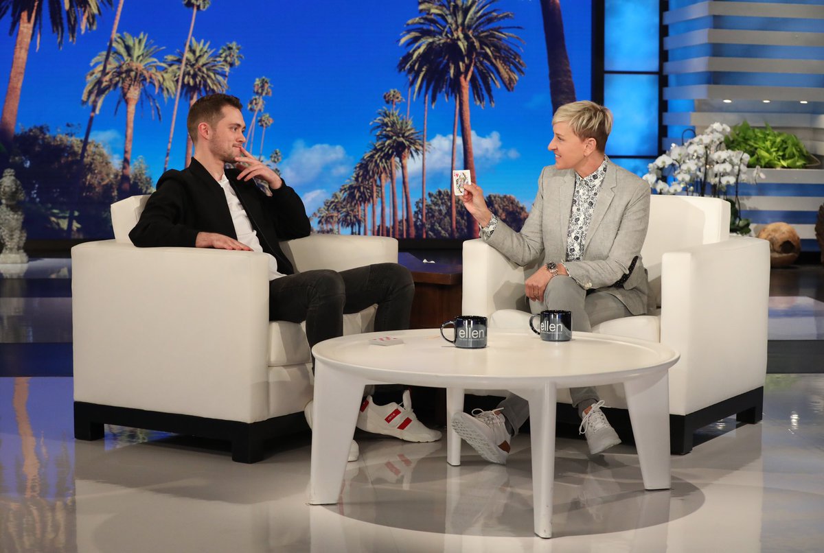 LucaGGallone's tweet image. Thanks, @TheEllenShow!