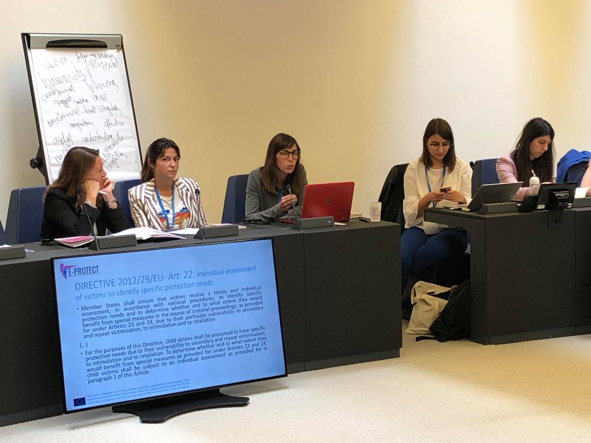 VictimSupportEU's tweet photo. 🎯🌳This year’s conference is super rich with #workshops. Here is, for instance, the one on individual needs assessment methodology for child victims of crime conducted by E-PROTECT.
#VSE2019AnnualConference
#VictimSupportEU
#FranceVictimes
#VictimsRecovery https://t.co/fImTU1mgeX
