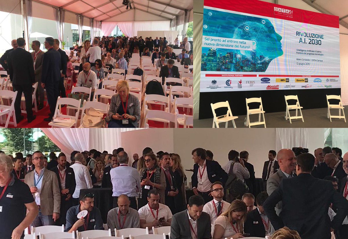 Assintel's tweet image. RIVOLUZIONE A.I. 2030, l’evento dedicato all’Intelligenza Artificiale a 360 gradi. Ci siamo anche noi con i dati #assintelreport19