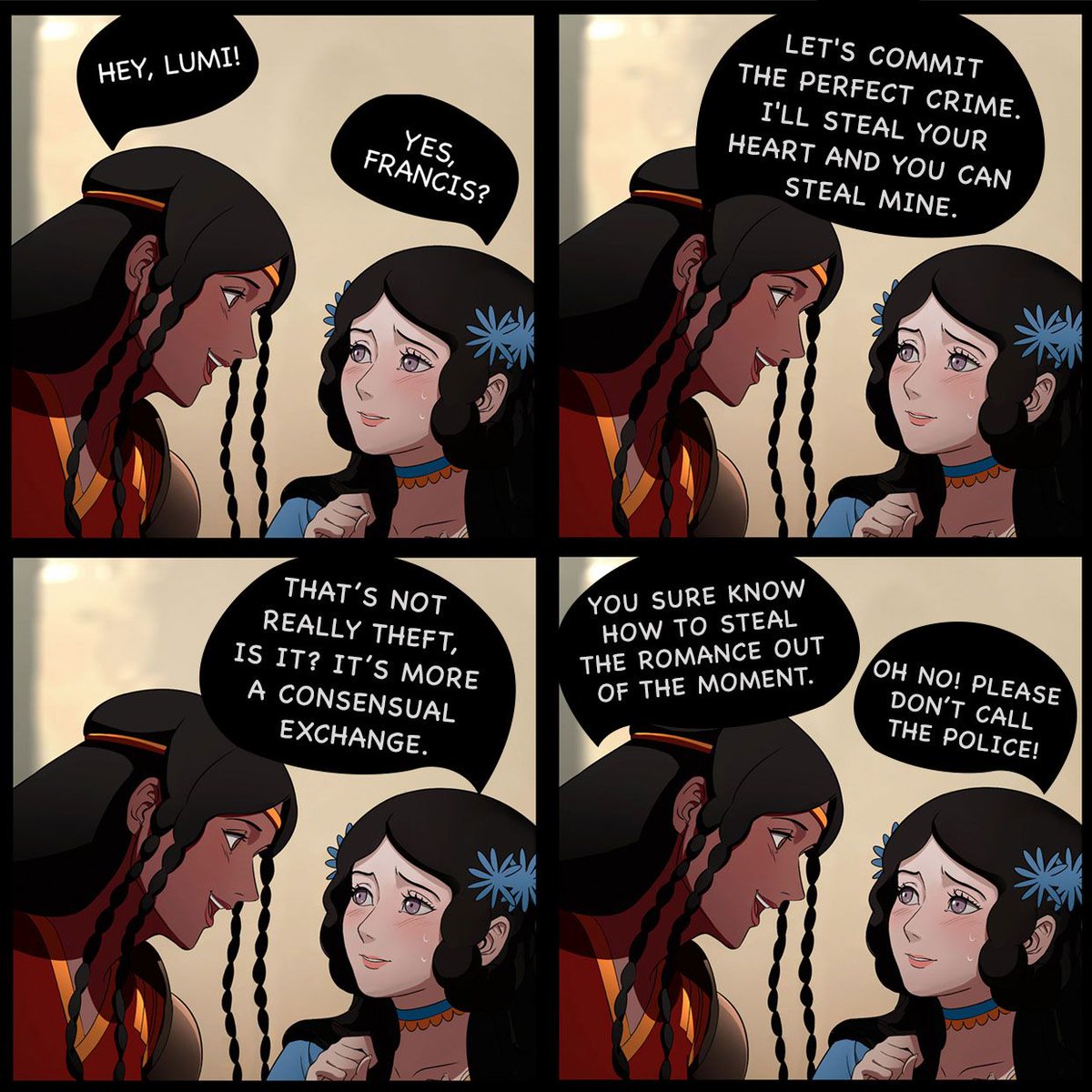 readstela's tweet photo. Lumi's not going to like jail. https://t.co/rfaSFCJb56 #readstela #stelacomics #mbook #comics #graphicnovel https://t.co/LGJg5QzViQ