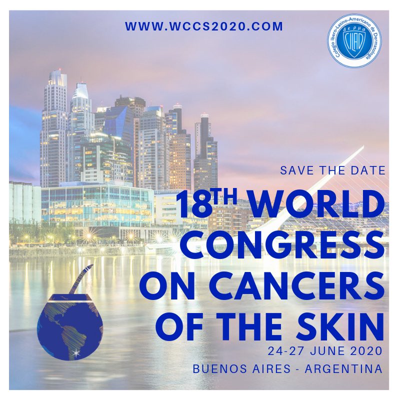 💣 30% de DESCUENTO 💸 en inscripciones al Congreso Mundial de Cáncer de Piel 2020 👉🏻Hasta el 15/06, durante el #WCDMilan2019 #wcd2019 ! Los esperamos en nuestro Stand 👏🏻🙌🏻
