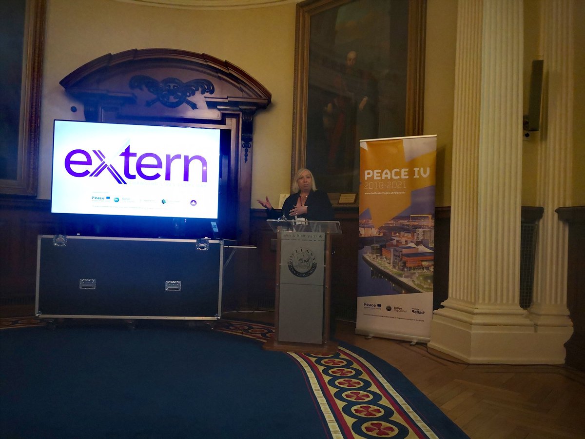 SuzanneBaskin's tweet photo. Amazing event today launching @extern1978's 'On the right track, Personal Change programme' today at City Hall.. a huge thanks to everyone who attended today! #PersonalChange #externchangeslives https://t.co/06UuPinFE8