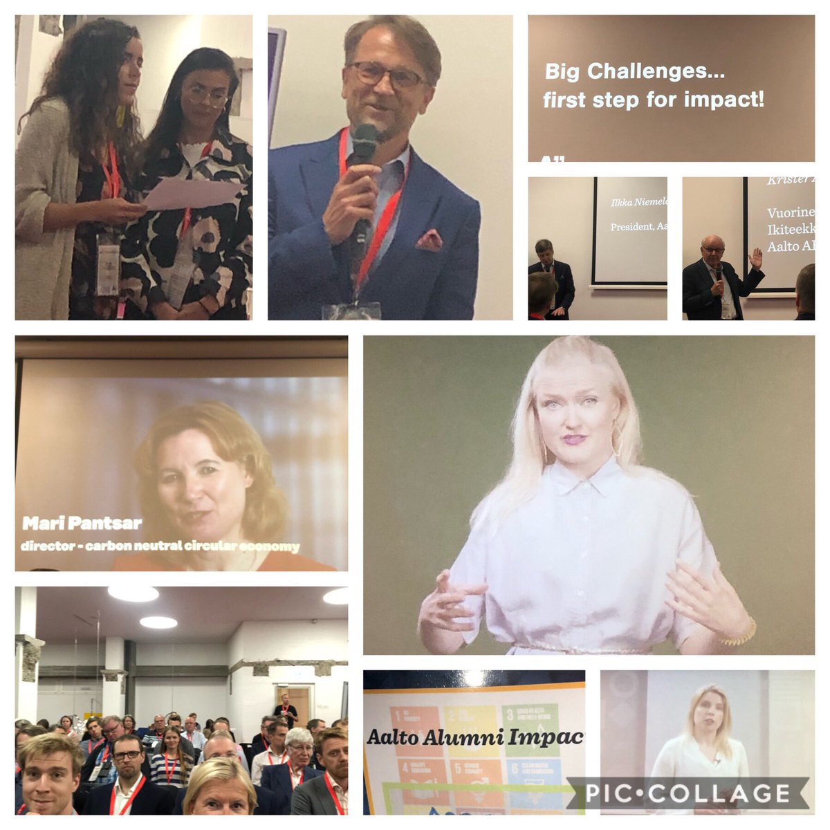 avaltone's tweet image. Aalto alumni solving grand challenges together ⁦@AaltoUniversity⁩ impact event! 😍🔥#aaltoalumni #SDGs