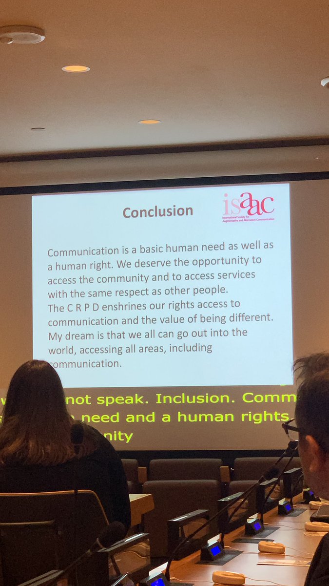 TheraBees's tweet photo. Slide about communication rights https://t.co/8Ry2kAk4gt