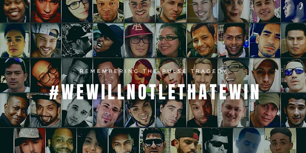 Today we remember the 49 lives lost during the Pulse tragedy three years ago. Our thoughts and prayers remain with the families and loved ones of the victims, those who survived, and the LGBTQ community. #wewillnotlethatewin