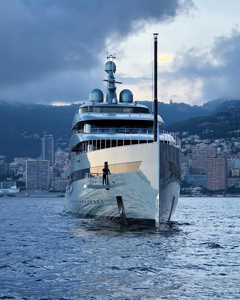 HarrisonLeeUK's tweet photo. The 84m Savannah in Monaco! #superyacht #monaco #design #superyachts #livingthedream #paintings #yacht #yachtlife #yachting #success #boating #boats #luxury #richlife #WednesdayWisdom #WednesdayMotivation PC: Unknown https://t.co/mcI6cY8kJ1