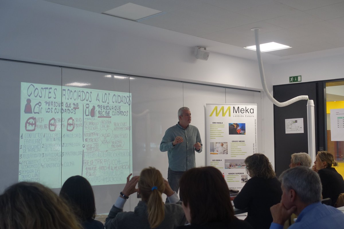 debegesa's tweet photo. Hoy hemos organizado en @MekaElgoibar una jornada para conocer oportunidades de negocio en el ámbito del envejecimiento @pr4_tec @codesyntax , #Enkoa @tecnalia @tknika #Debegesa 👏 https://t.co/qVHf7ngLfv