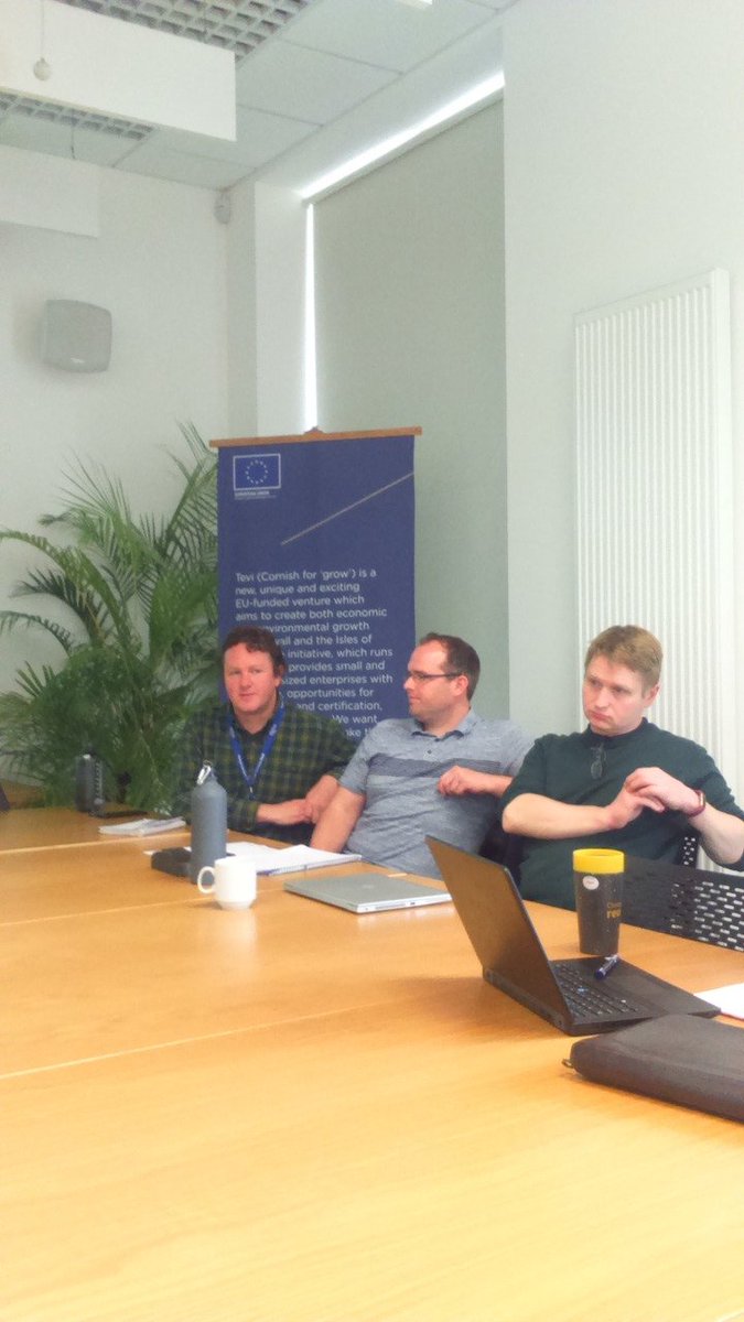 V2gUK's tweet photo. I've just come out of a most interesting @tevicornwall seminar on the "Optimization of #Cornwall's #EV (Re)charging Network.

"Tevi (#Cornish for 'grow') is a new, unique &amp; exciting #EU funded venture.

#BrexitShambles https://t.co/HHlF1WOK4l