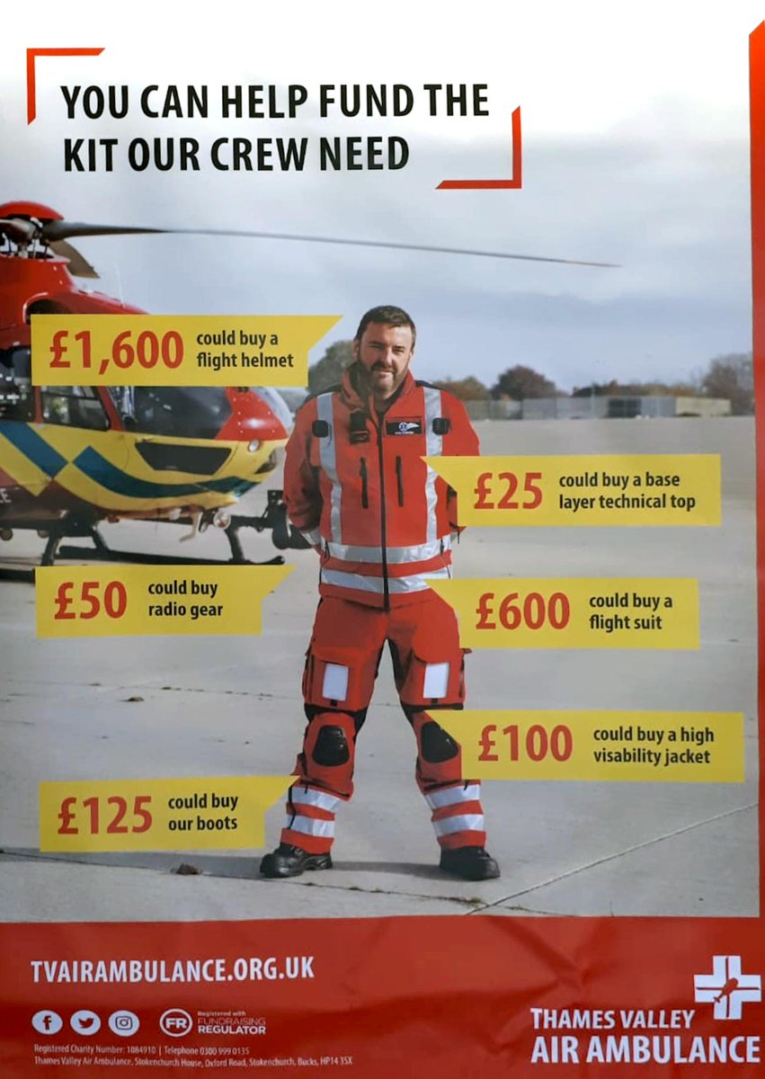 Does your networking group support the local community? Bucks Bizz's chosen charity this year is  Thames Valley Air Ambulance and we've already raised enough for 3 flight suits since September. Do business that gives back to our area - bucksbizz.co.uk