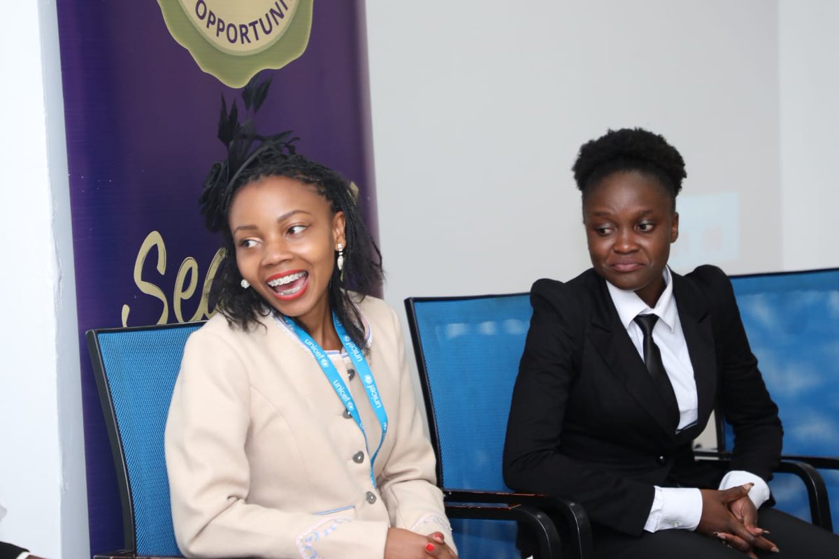 UNICEFKenya's tweet photo. ✅Our Time 
✅Our Turn
✅Our Future 

What an amazing panel of Kenyan youth talking about their hope's, challenges and innovations during the youth side event on the role of President Uhuru as the global champion for youth. 😊
@KanzeDena

#GenUnlimited 
#NIW2019 https://t.co/qoxHLI9FVe