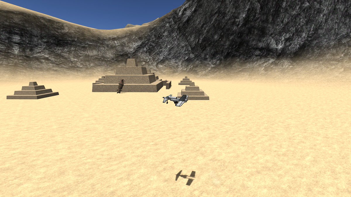 Capcominfo's tweet photo. Episode 2 de "découvre ton KSP":
Près du site de lancement du désert, on peut trouver des pyramides ! (de l'autre côté des montagnes, vers l'Est)
Bref, il y a sûrement pleins d'autres sites à découvrir ! Merci @KerbalSpaceP #BreakingGroundDLC #BreakingGroundExpansion. https://t.co/Cs7xl2oHew