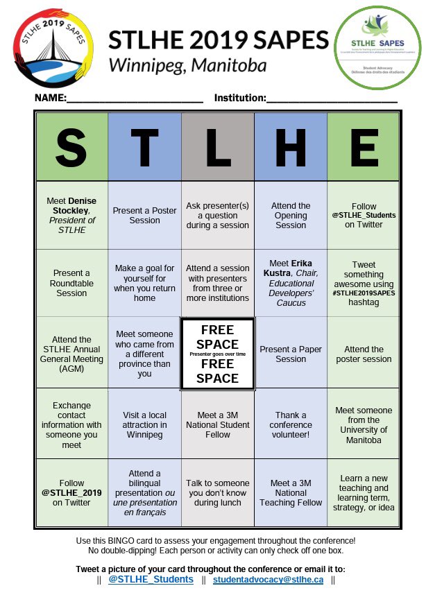 STLHE Student Advocacy tweet media