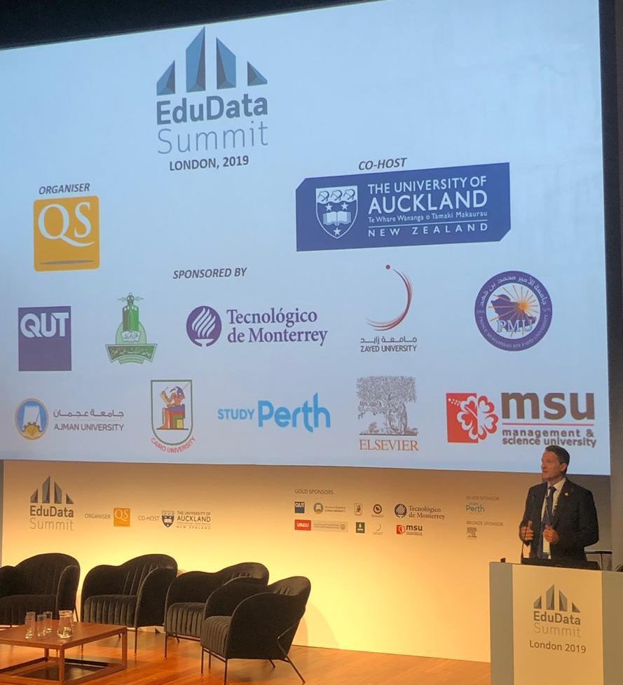 PMU_KSA's tweet photo. PMU Gold Sponsor of QS @EduDataSummit London, attended by a senior delegate @pmuofficial—is an annual premium forum for #data-driven #educators. Speakers from leading #universities &amp; experts shared best practices exploring trends in data #analytics influencing #HigherEd https://t.co/MEXrmlUQH9